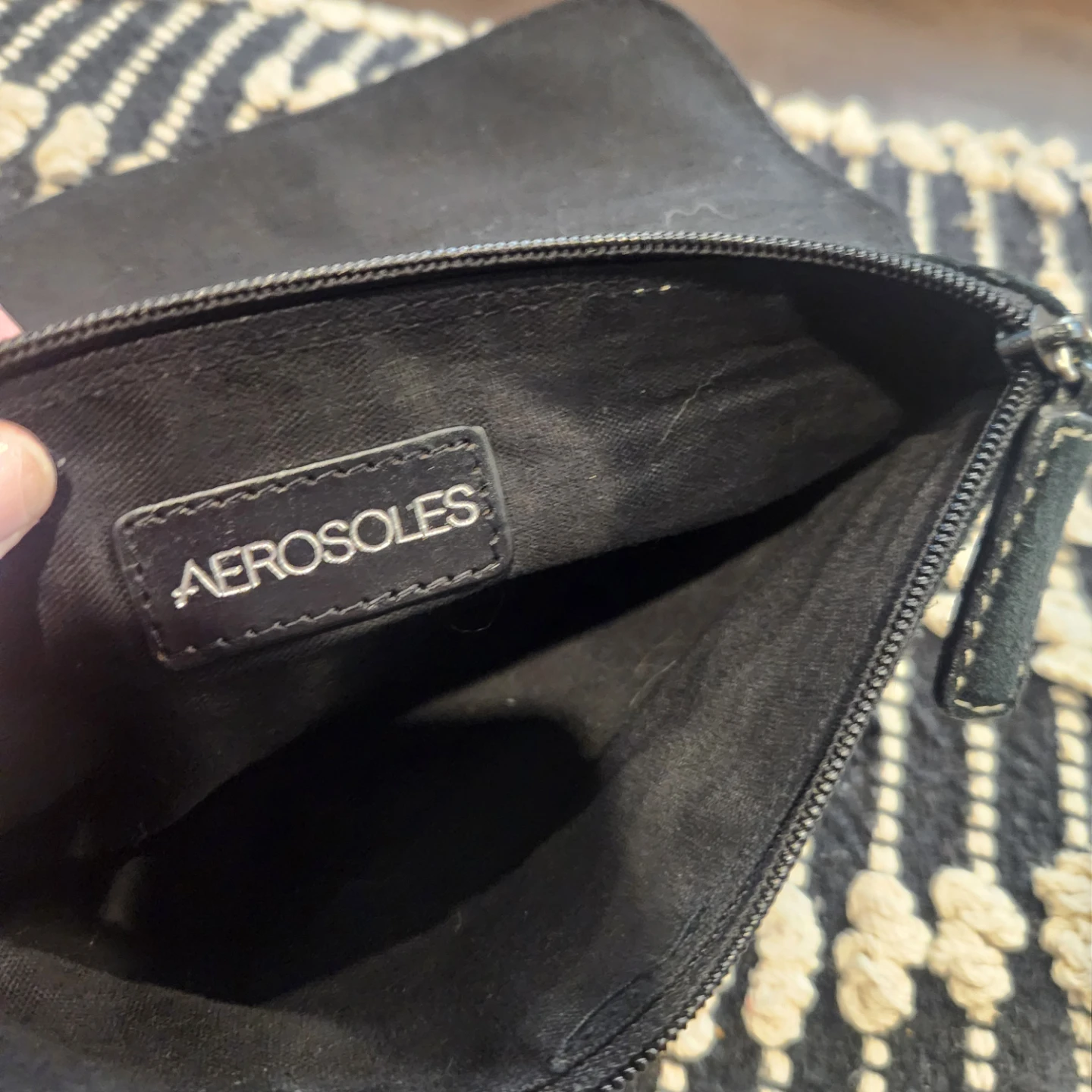 Aerosoles Black Suede Wristlet - photo 3