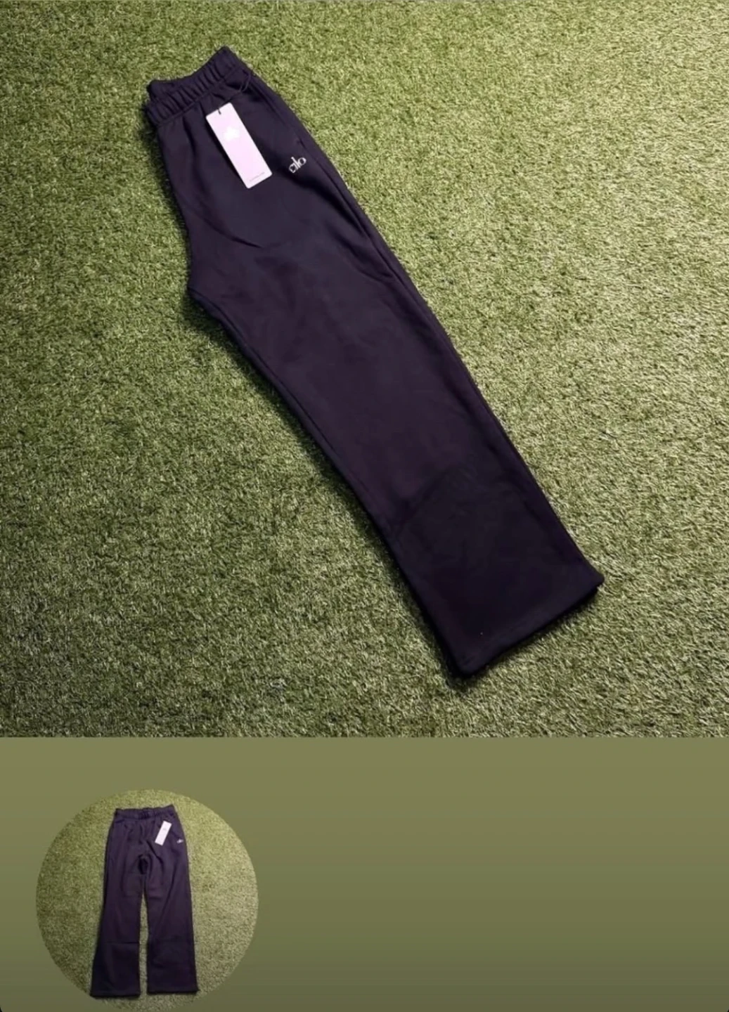 Alo Yoga High-Waist Sweatpants Black