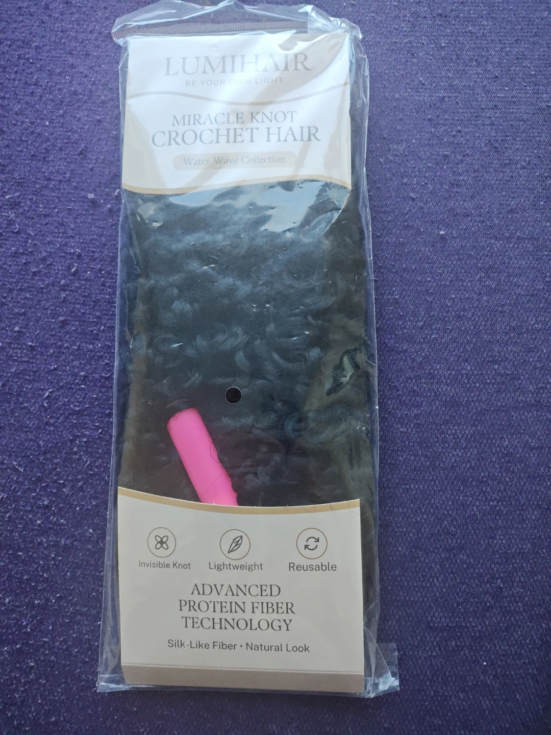Lumihair Miracle Knot Crochet Hair - Water Wave - photo 2