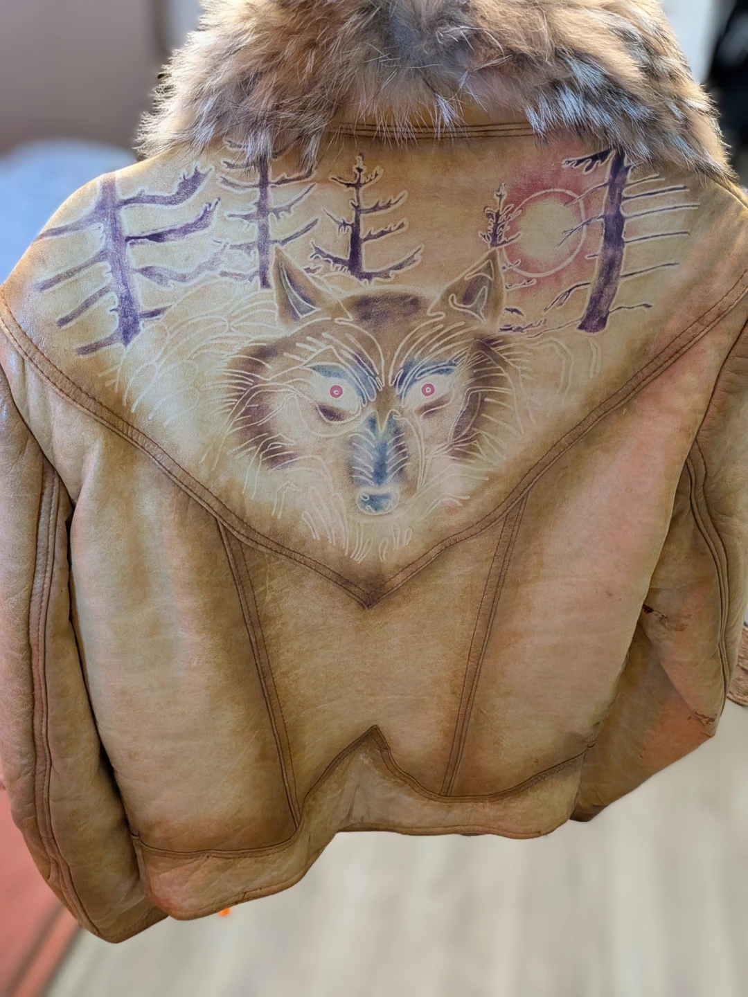 The Leather Ranch Wolf Design Jacket - photo 5