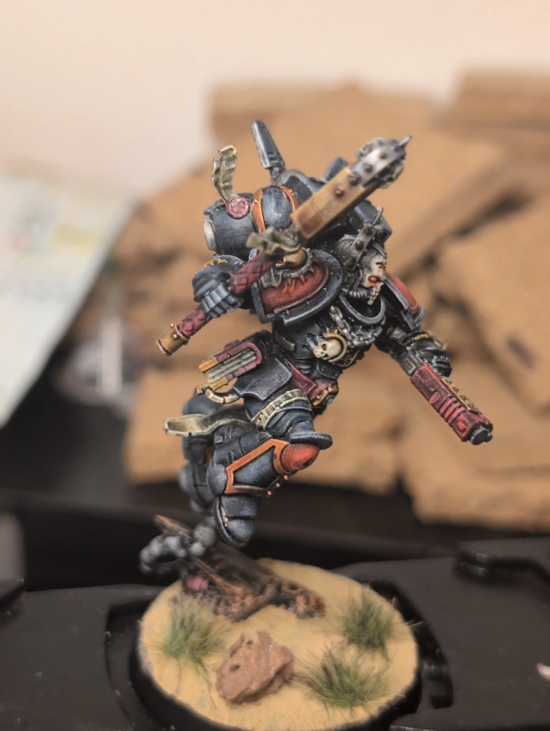 Blood Angels Chaplain w/ Jump Pack Armageddon 11th ed - photo 5