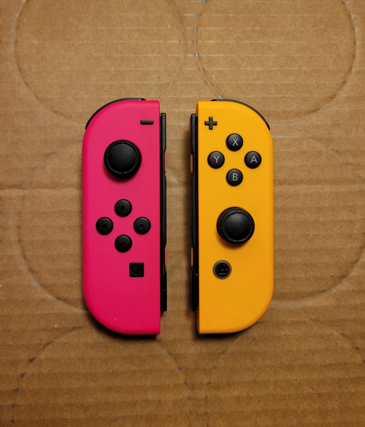 Nintendo Switch Joy-Con Controllers (Pink and Yellow)
