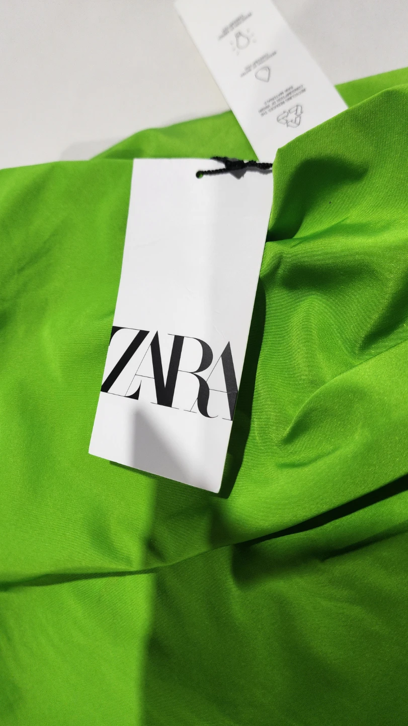Zara Bright Green Skirt - photo 5
