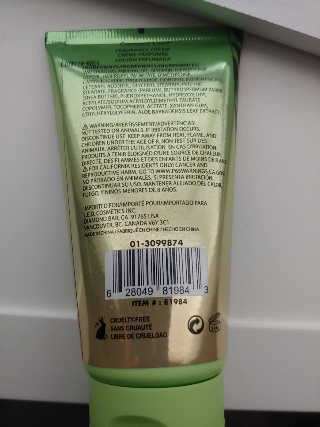 Viva Color Coconut Lime Hand and Body Cream - photo 3