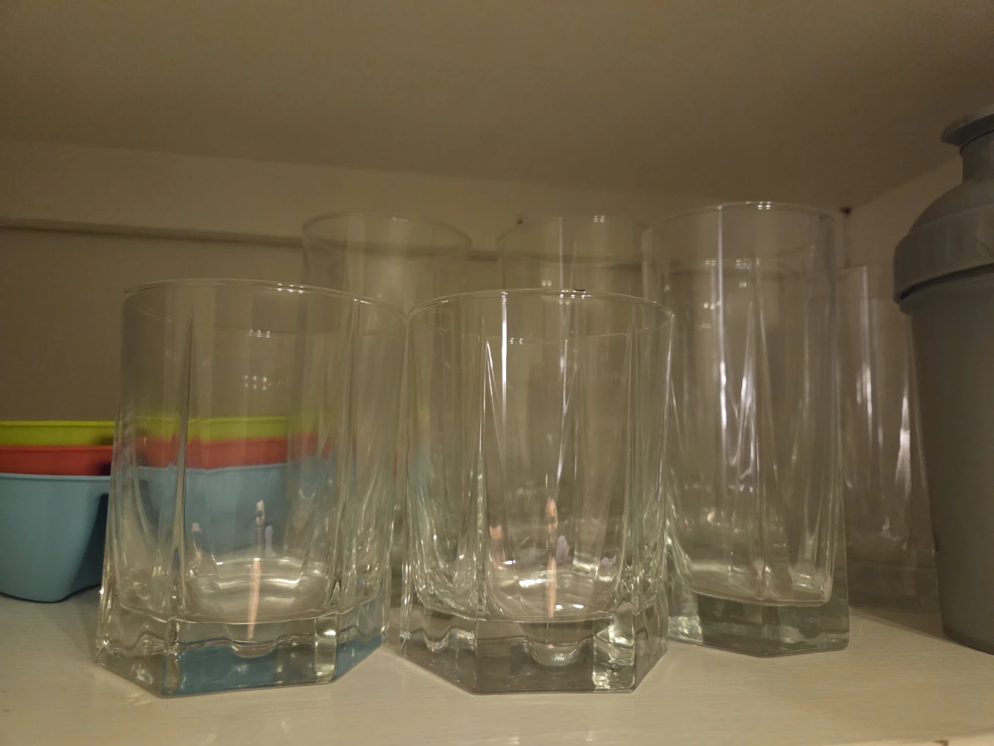 Clear Glass cups
