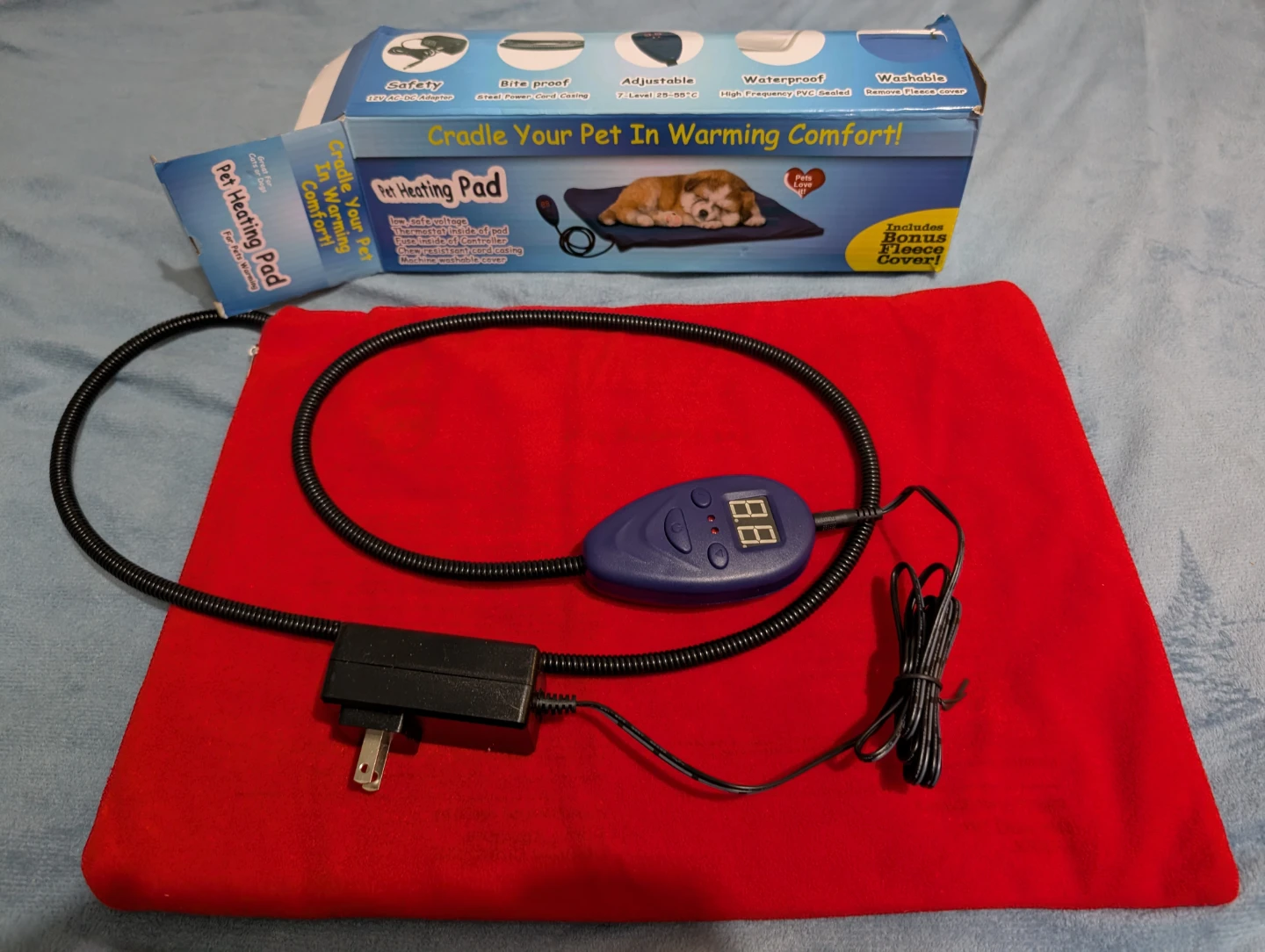 OnKey Pet Heating Pad with Adjustable Temperature - photo 3