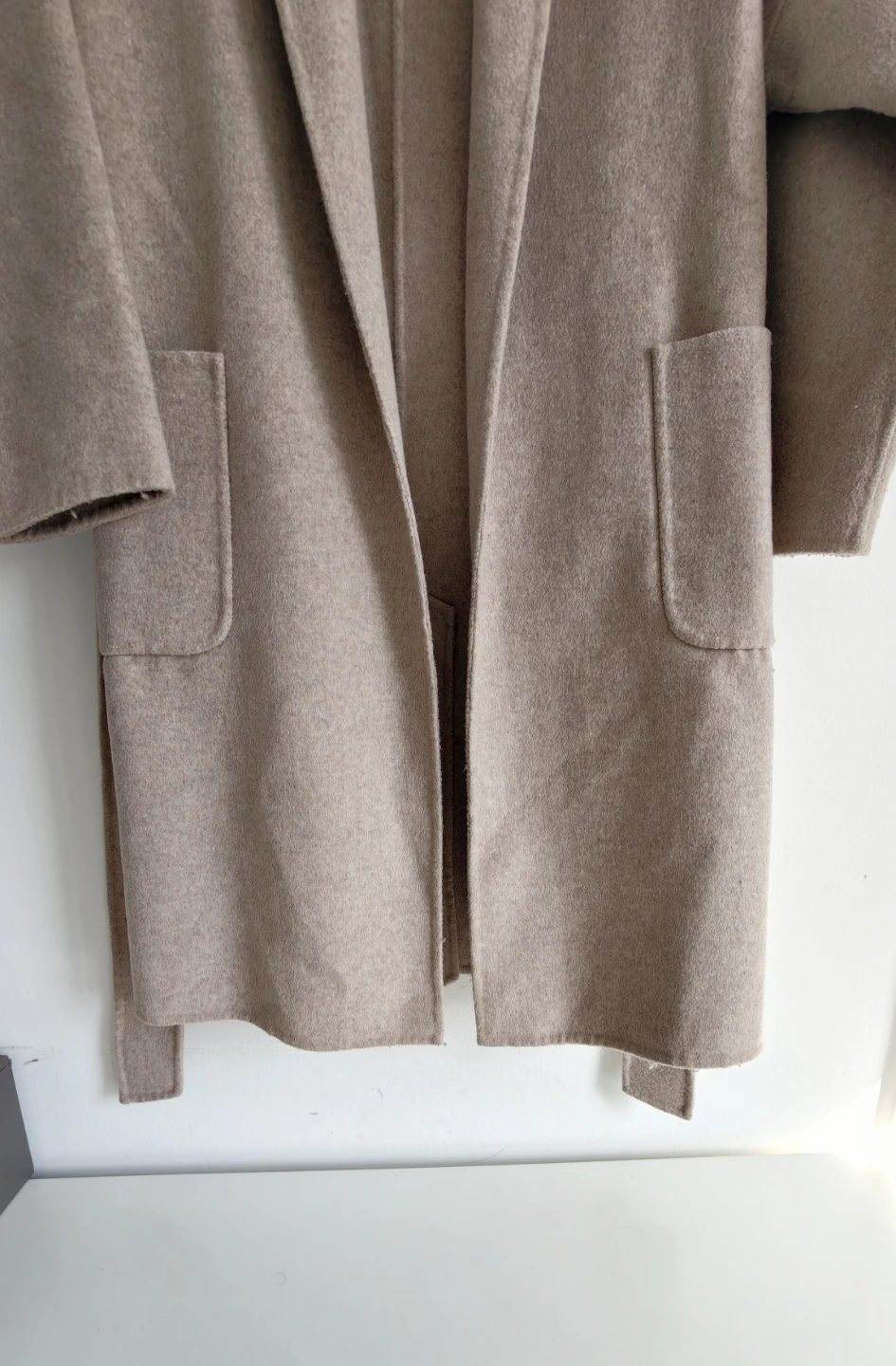 Quaint Beige Open Front Coat XS - photo 3