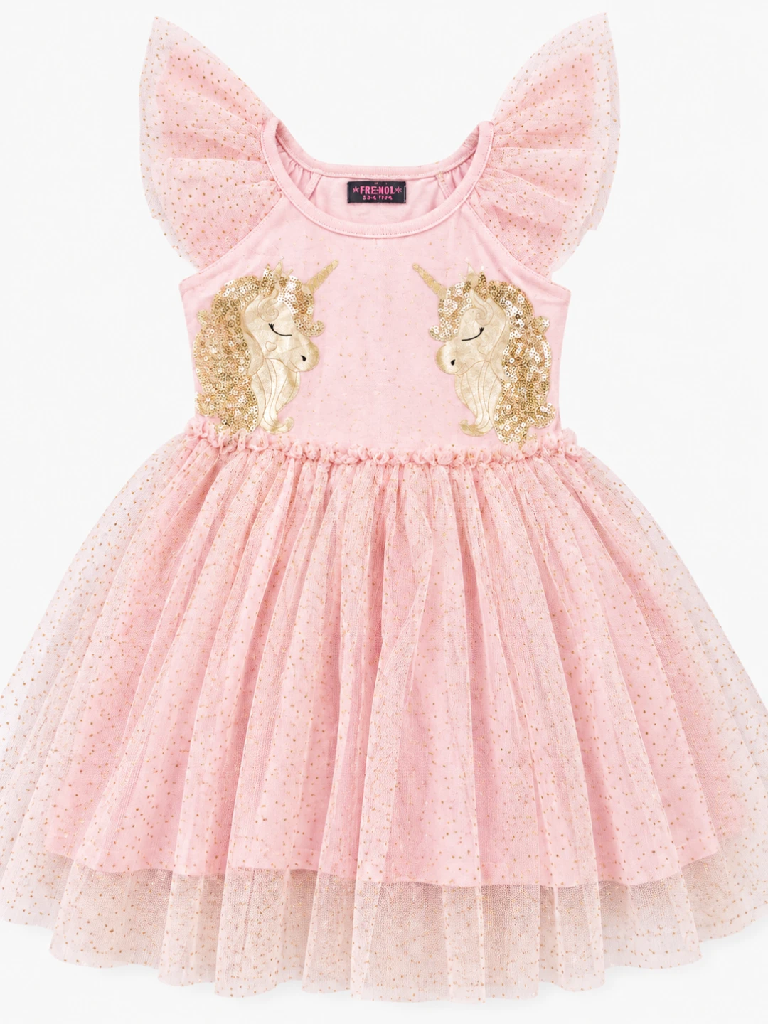 Pink Unicorn Dress Size 2-3