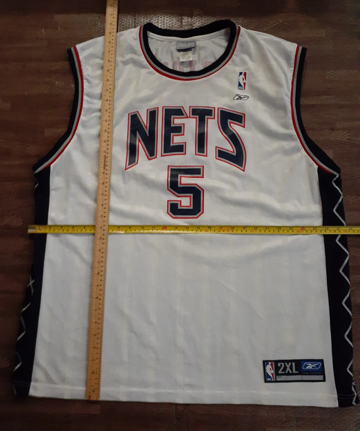 Reebok Jason Kidd New Jersey Nets Jersey 2XL VINTAGE Y2K