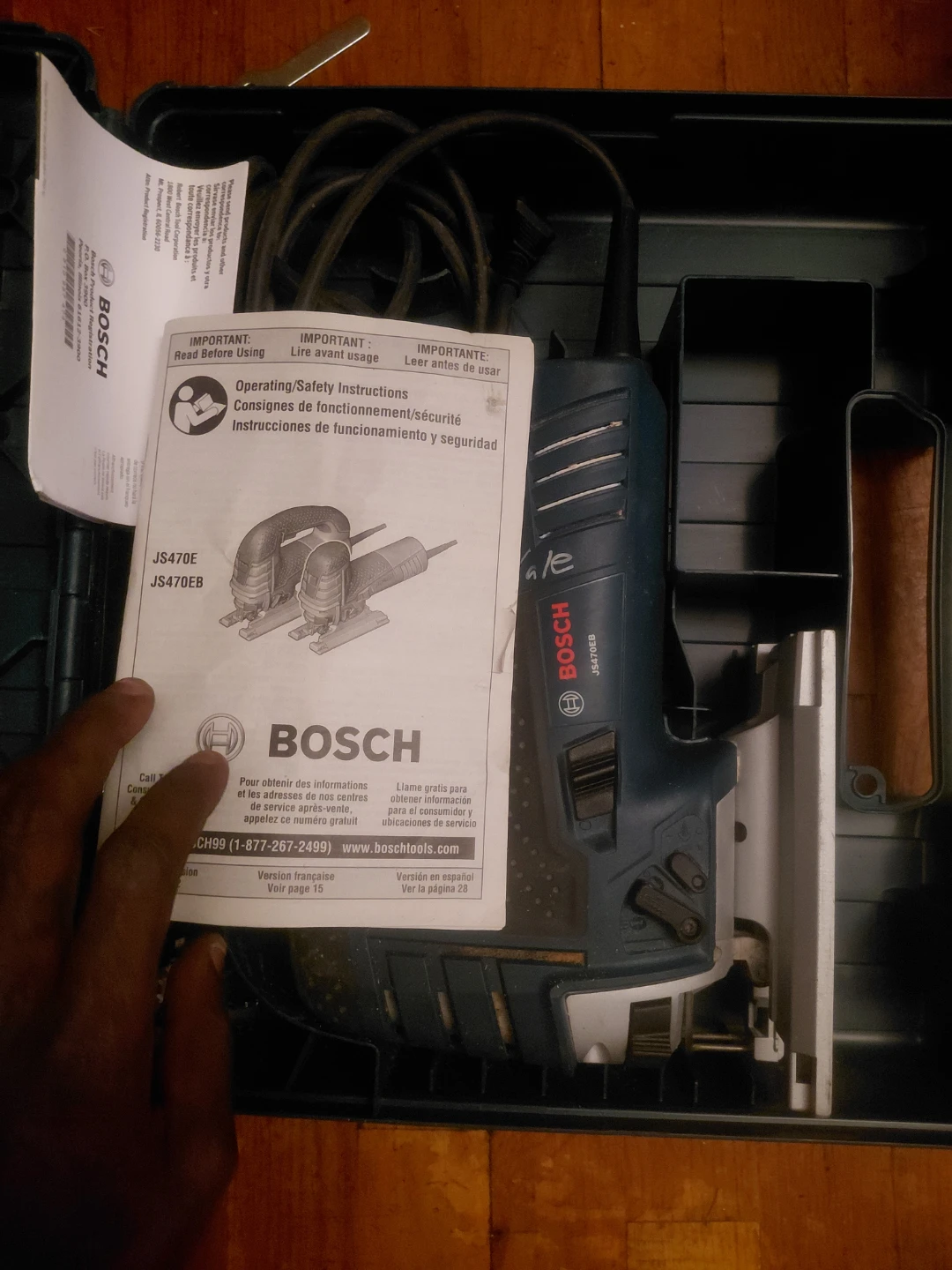Bosch JS470EB Top-Handle Jig Saw - photo 2