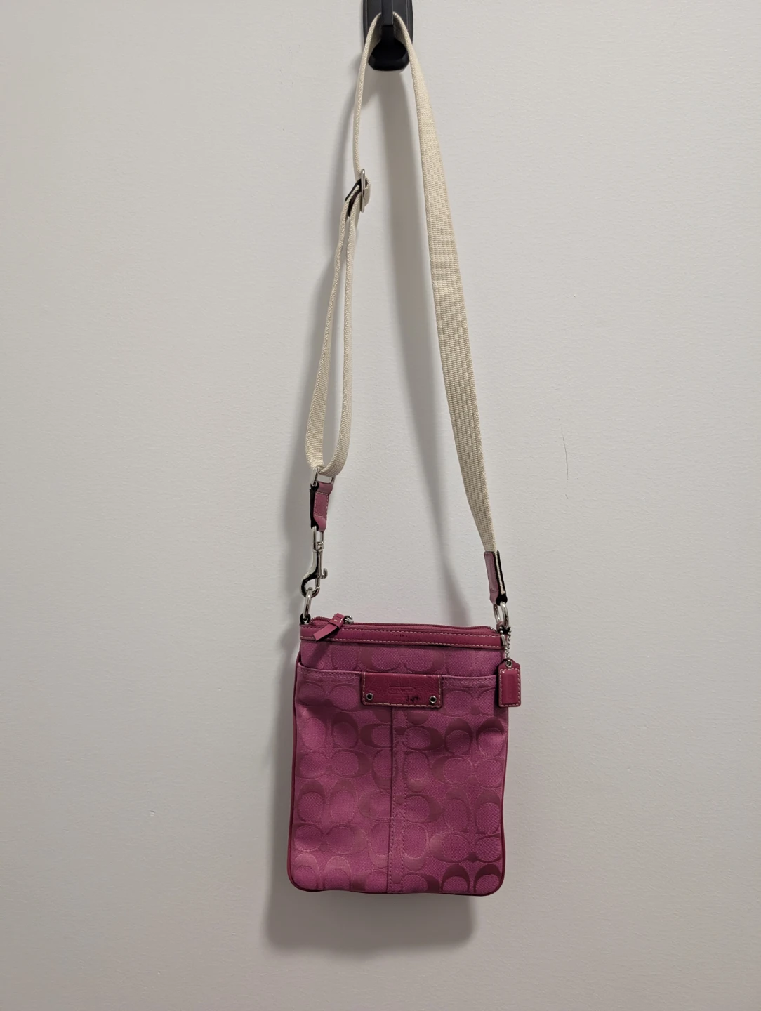 Pink Coach Signature Crossbody Bag - photo 2