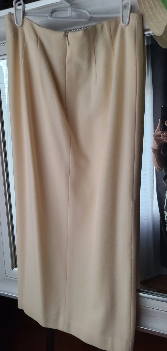 Cream Midi Skirt - photo 3