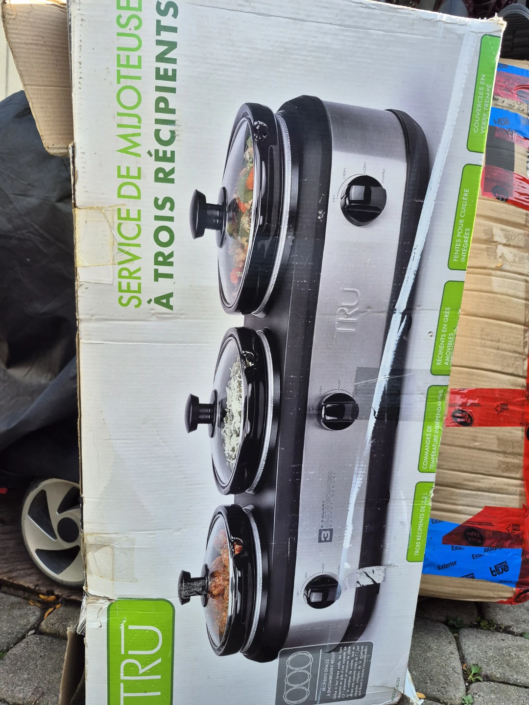 TRU 3-Pot Buffet Slow Cooker
