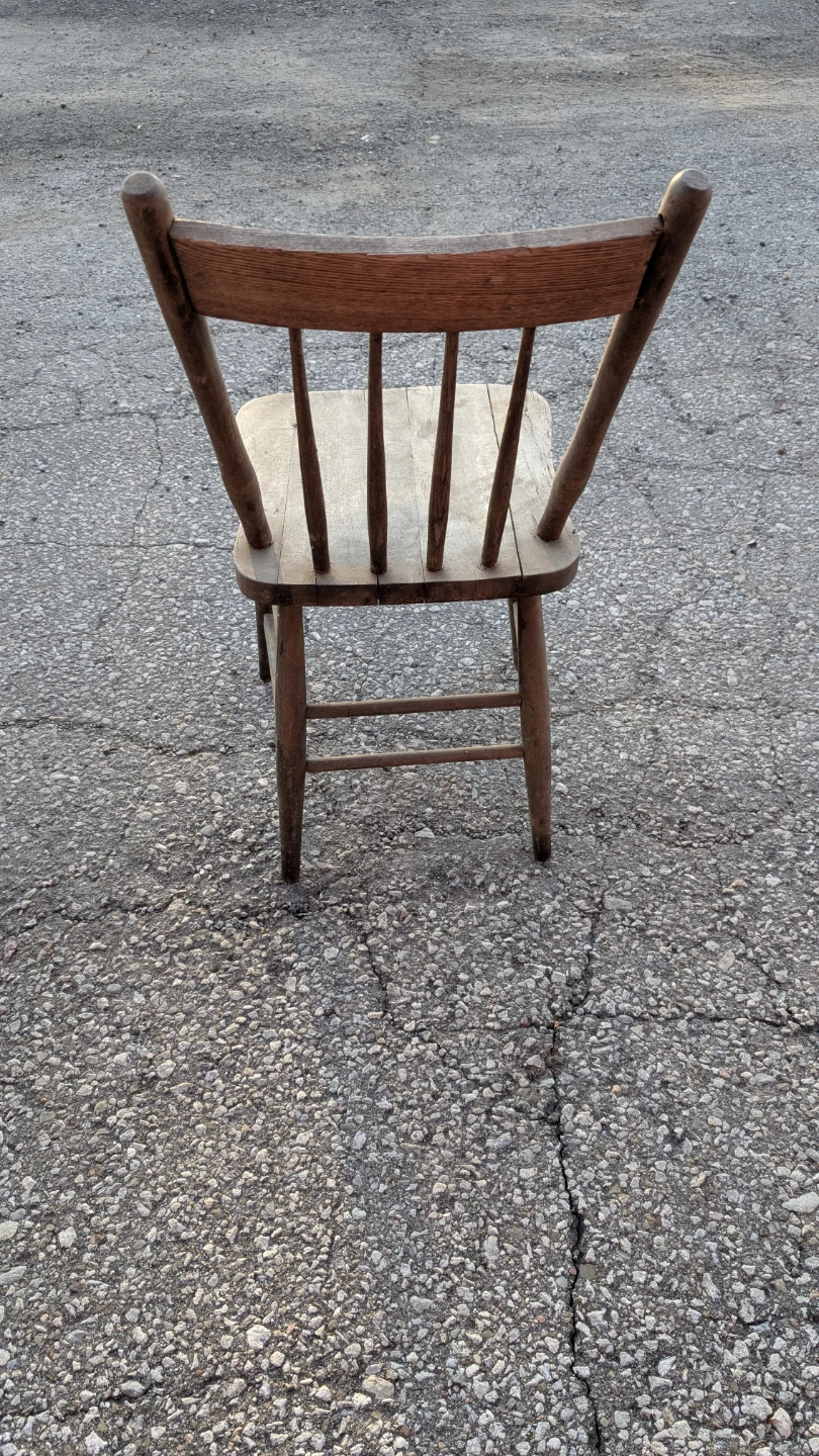 Vintage Solid Wood Chair - photo 3