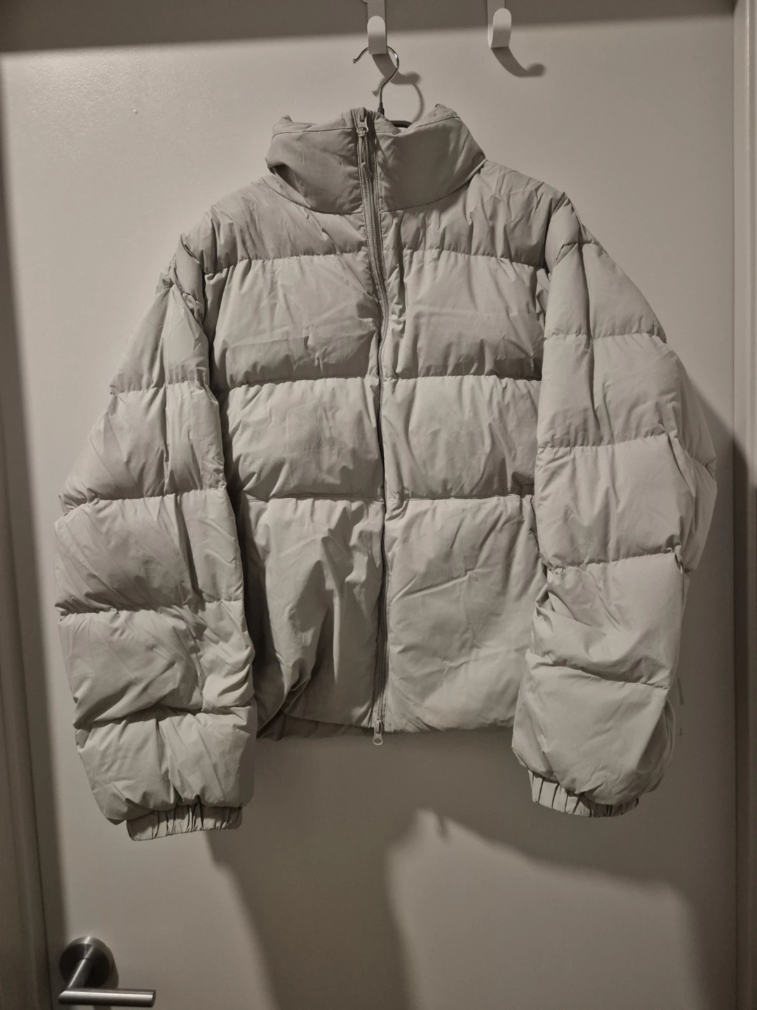 Light Gray Puffer Jacket