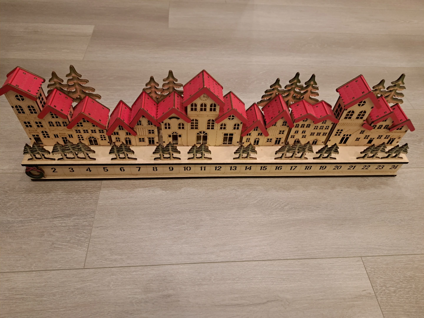 Wooden Christmas Advent Calendar