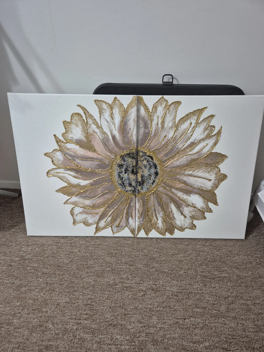 Two-Piece Sunflower Canvas Wall Art