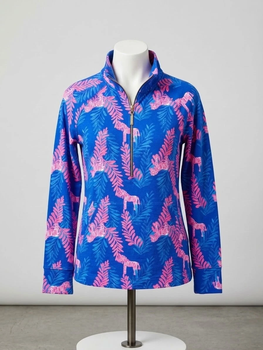 New Lilly Pulitzer Quarter-Zip Pullover