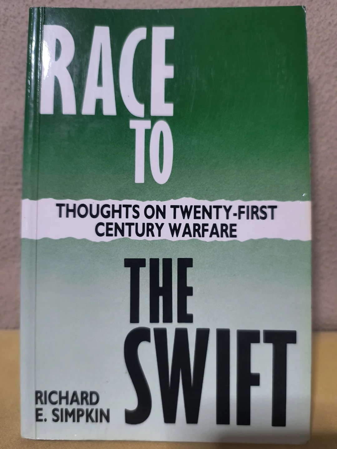 Race to the Swift, softcover book, Richard E. Simpkin