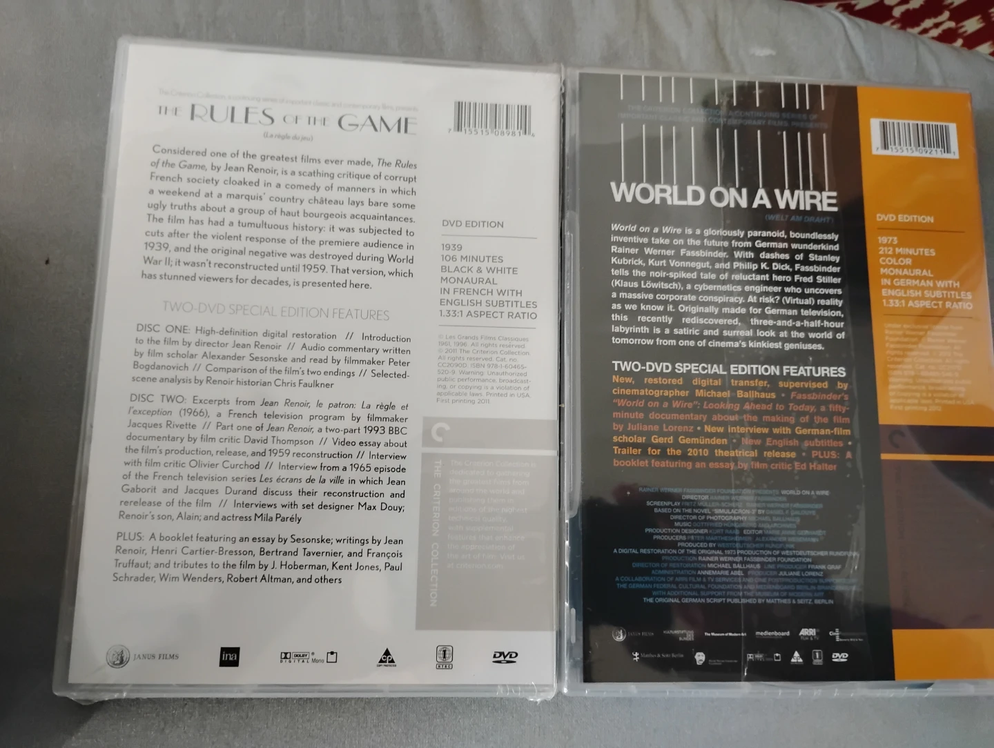 Criterion Collection 10 New Sealed DVD Movies Set 4 - photo 2