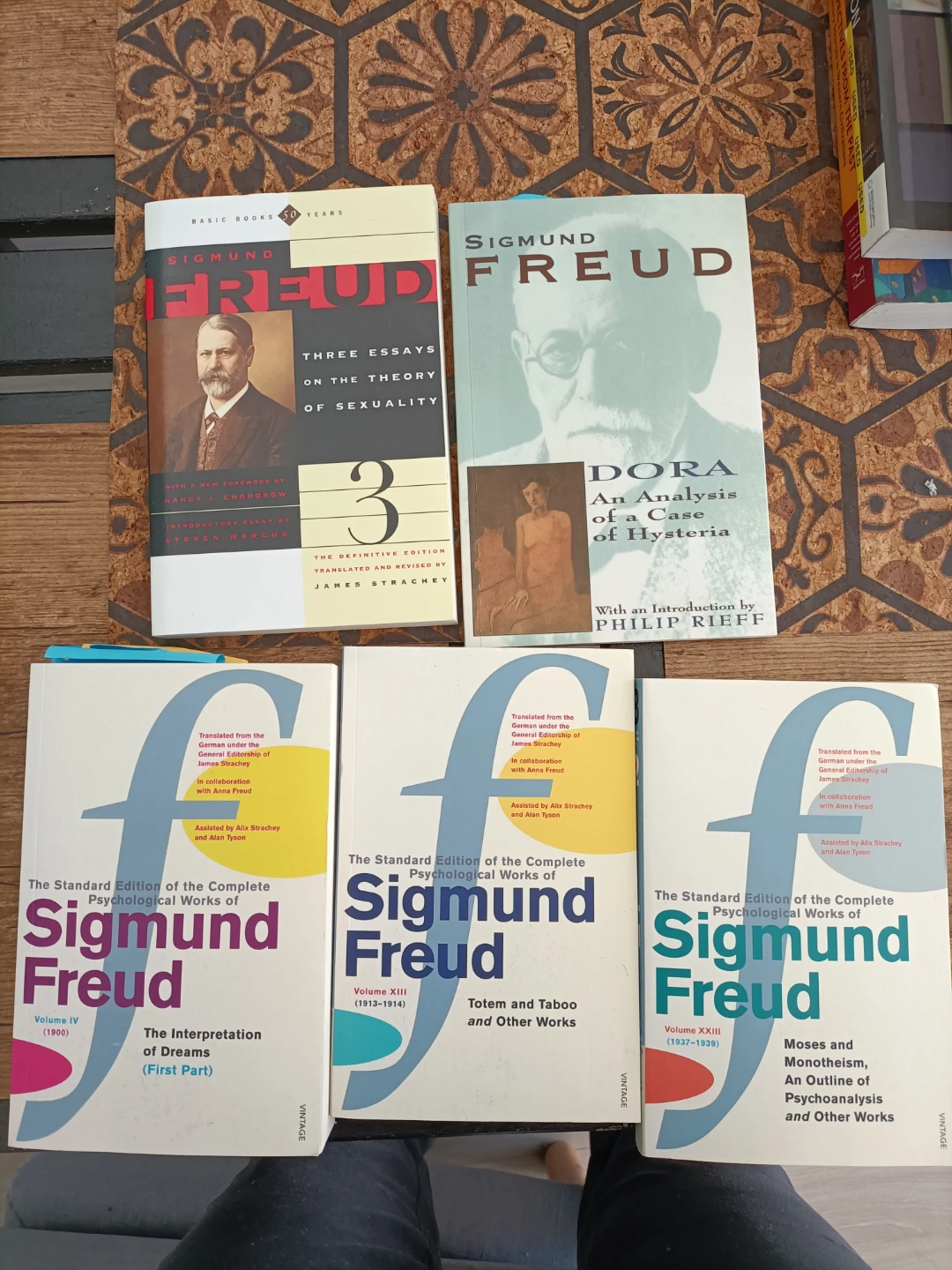 Set of 5 Sigmund Freud Books