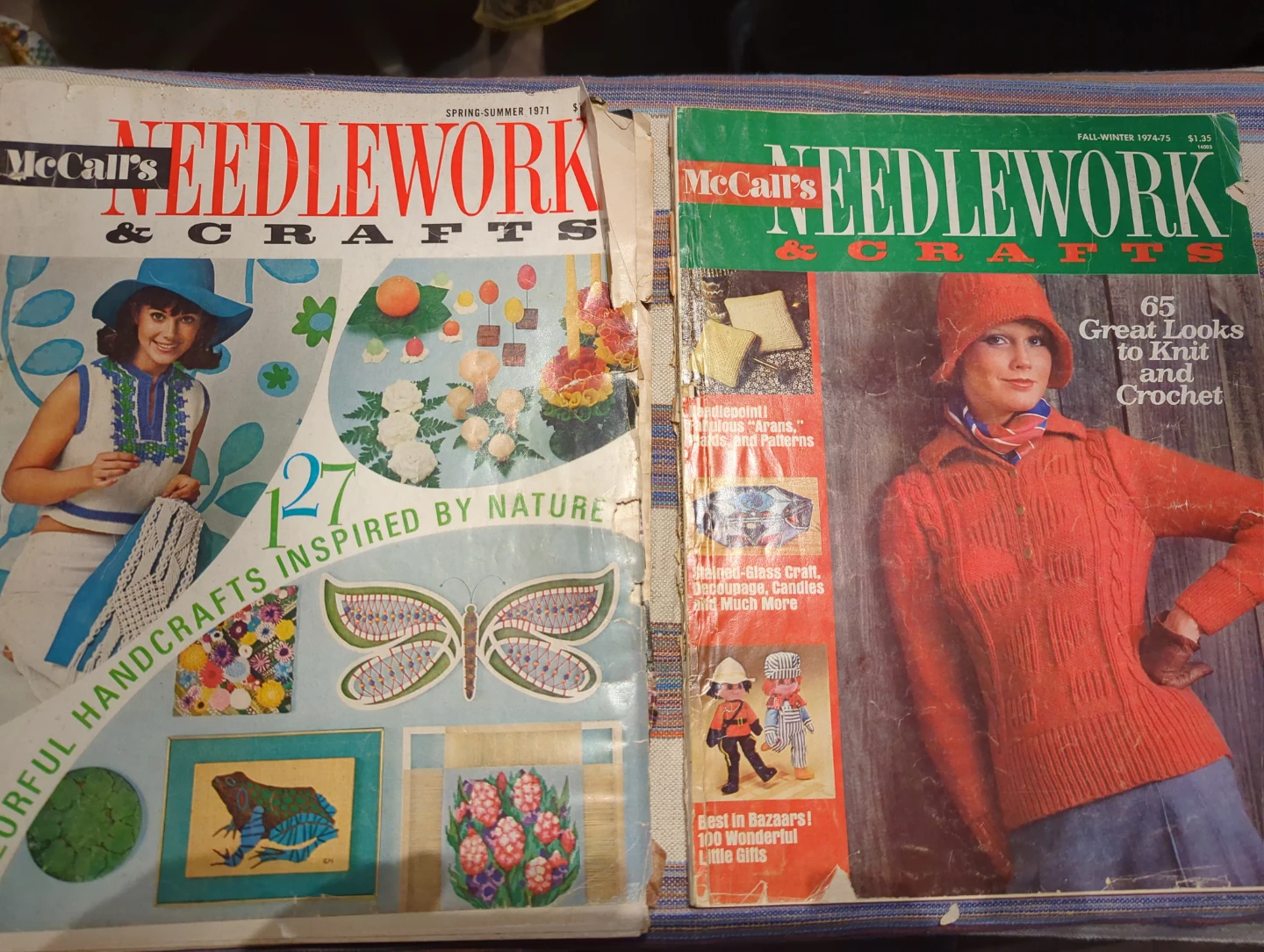2 Vintage McCall's Needlework & Crafts Magazines