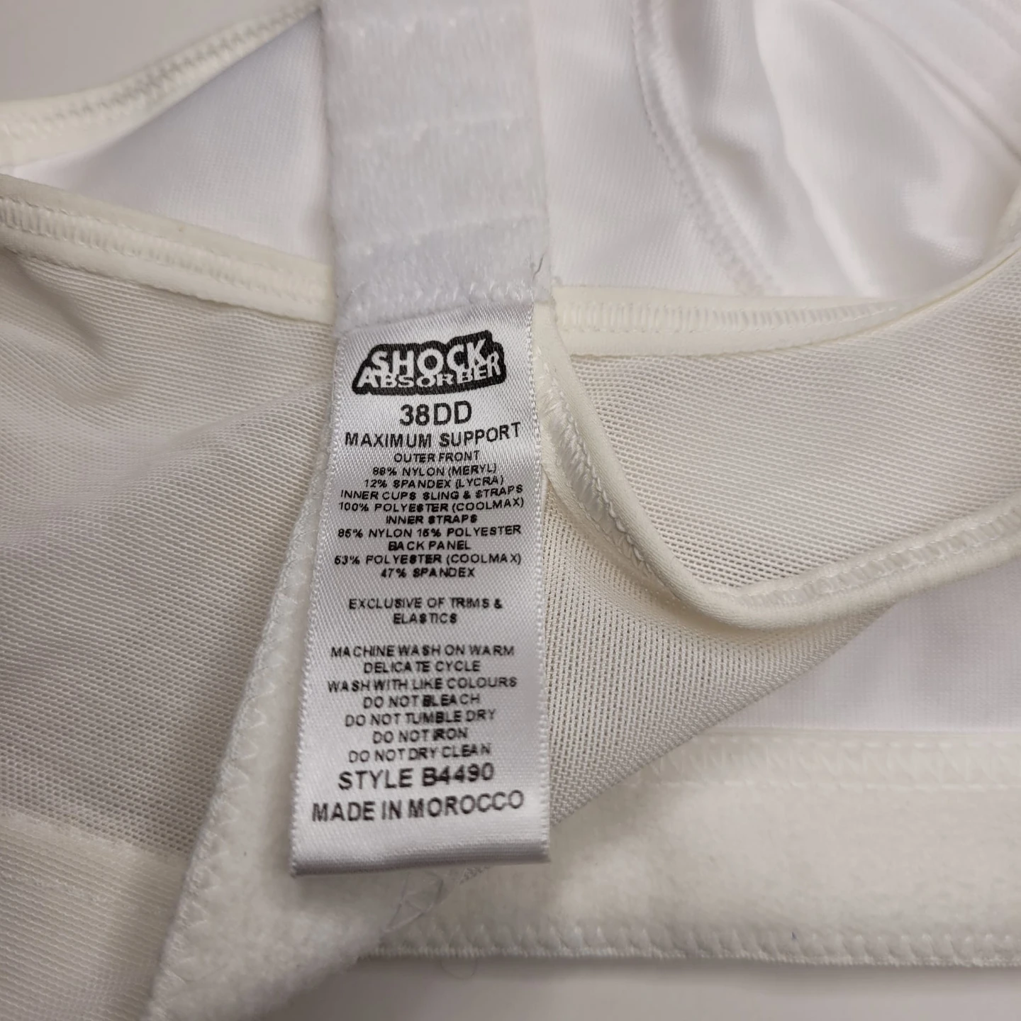 Shock Absorber D+ Max Sports Bra Top, White, 38DD - photo 4