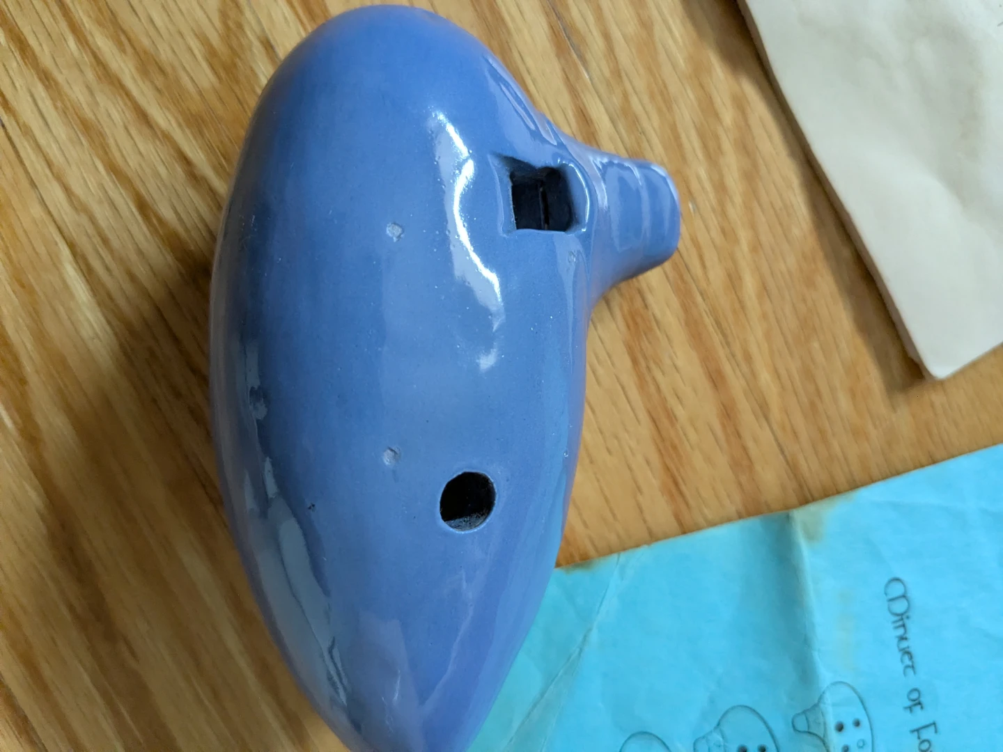 Songbird Ocarina Ceramic Blue Zelda Ocarina of Time - photo 4