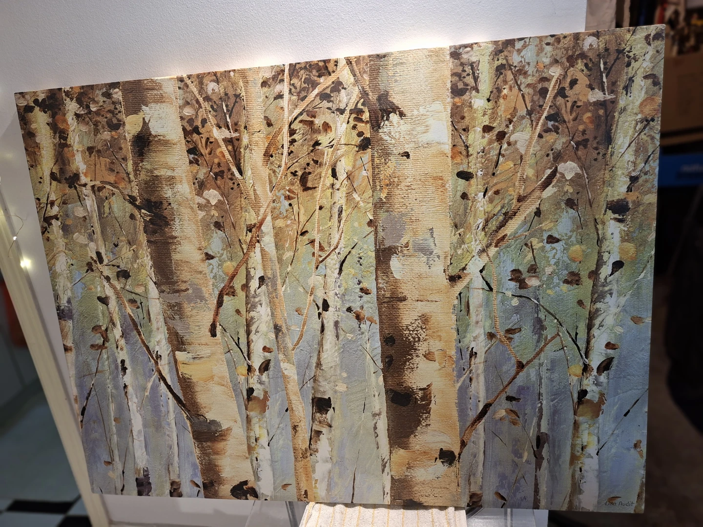Lisa Audit Birch Tree Forest Canvas Art