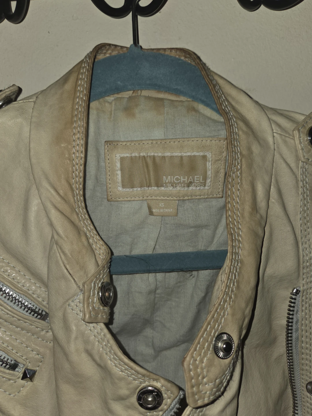 Michael By Michael Kors Cropped Moto Jacket in a Ladies XS - photo 3