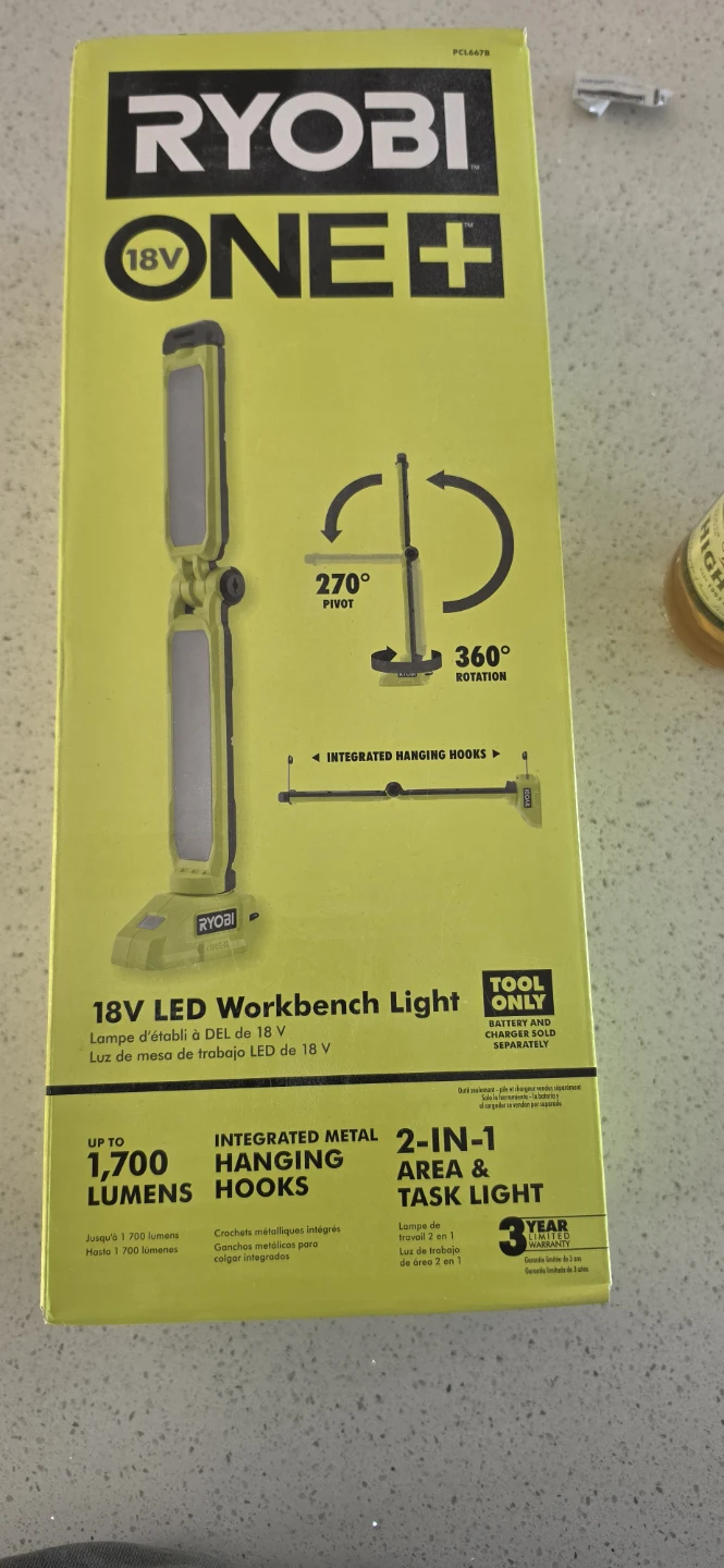 Ryobi 18V LED Workbench Light (Tool Only)