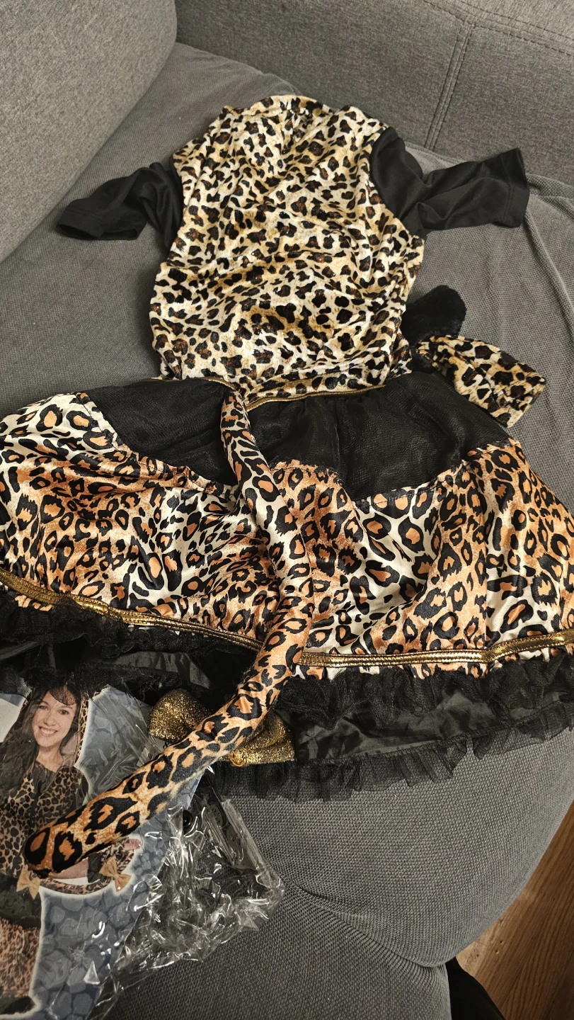 Child's Leopard Costume Medium 8-10