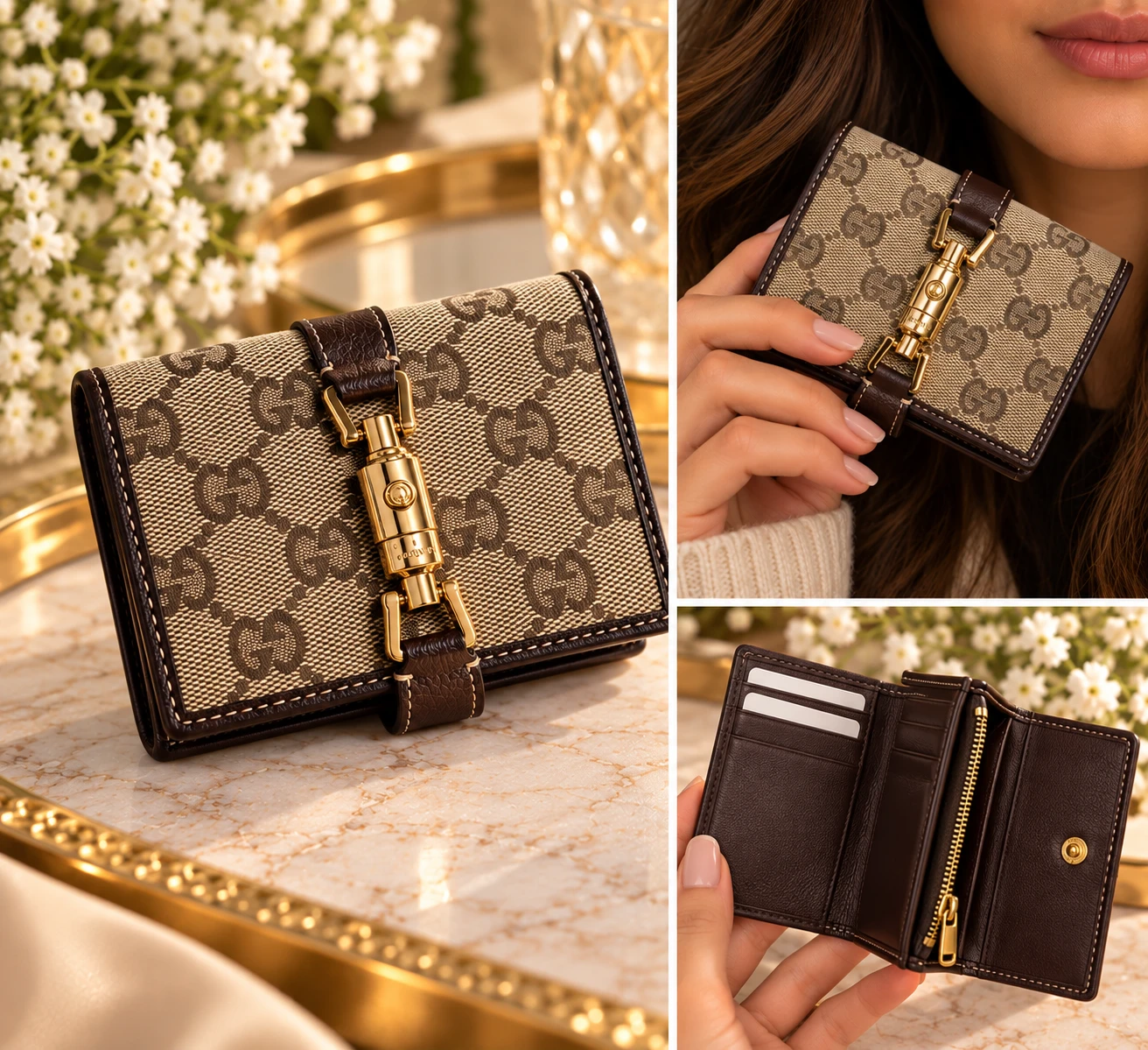 Gucci Jackie 1961 card case wallet
