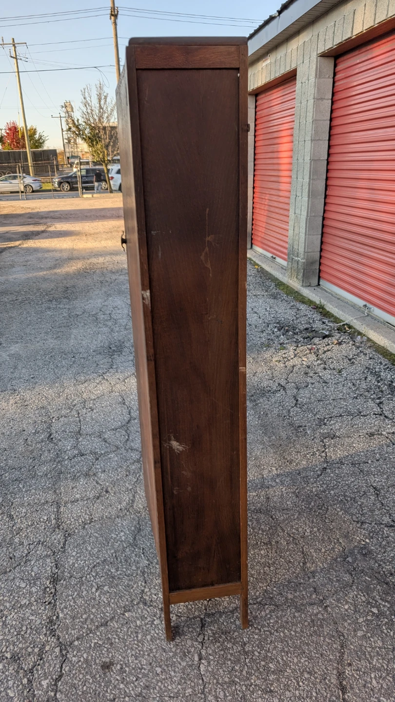 Vintage Wooden Single Door Wardrobe - photo 2