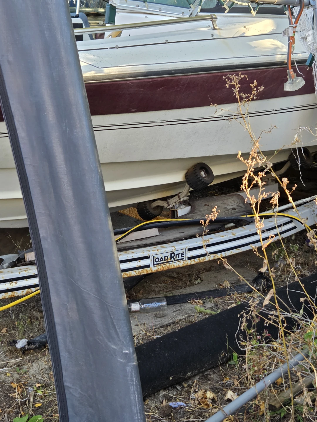 Load Rite boat trailer with boat