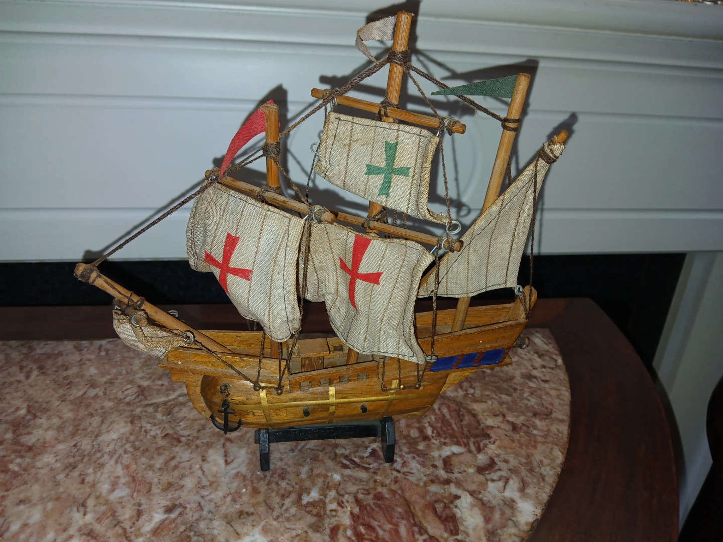 Mayflower Model Ship Decor - photo 2