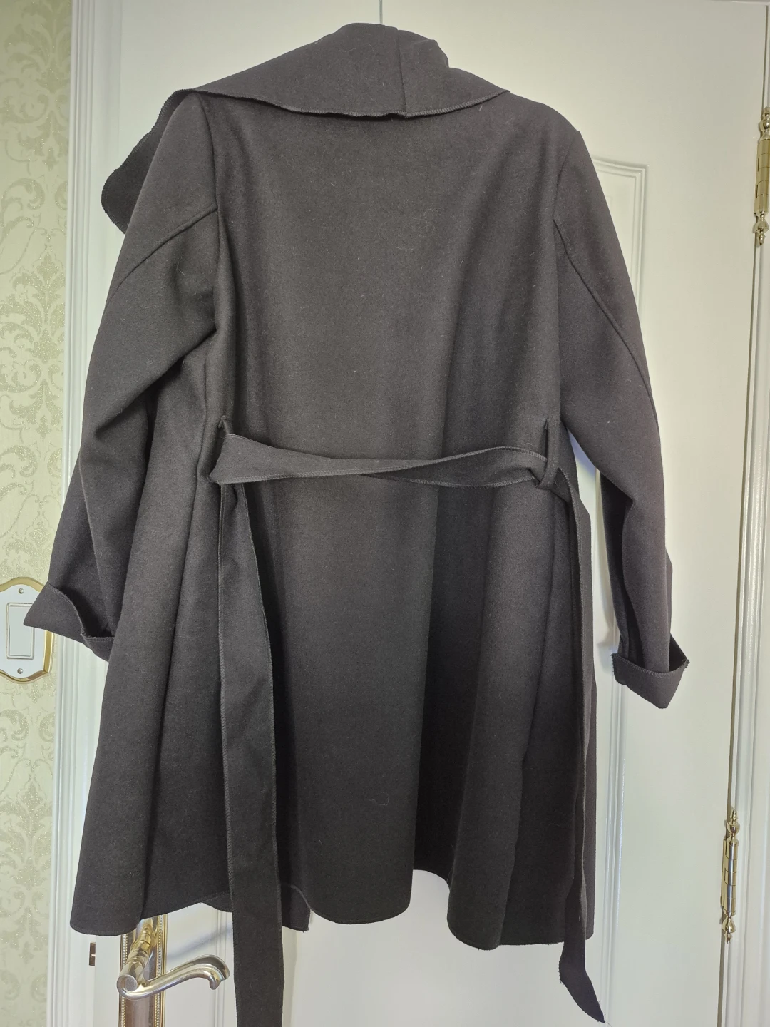 Made in Italy Black Wool Blend Coat - photo 3