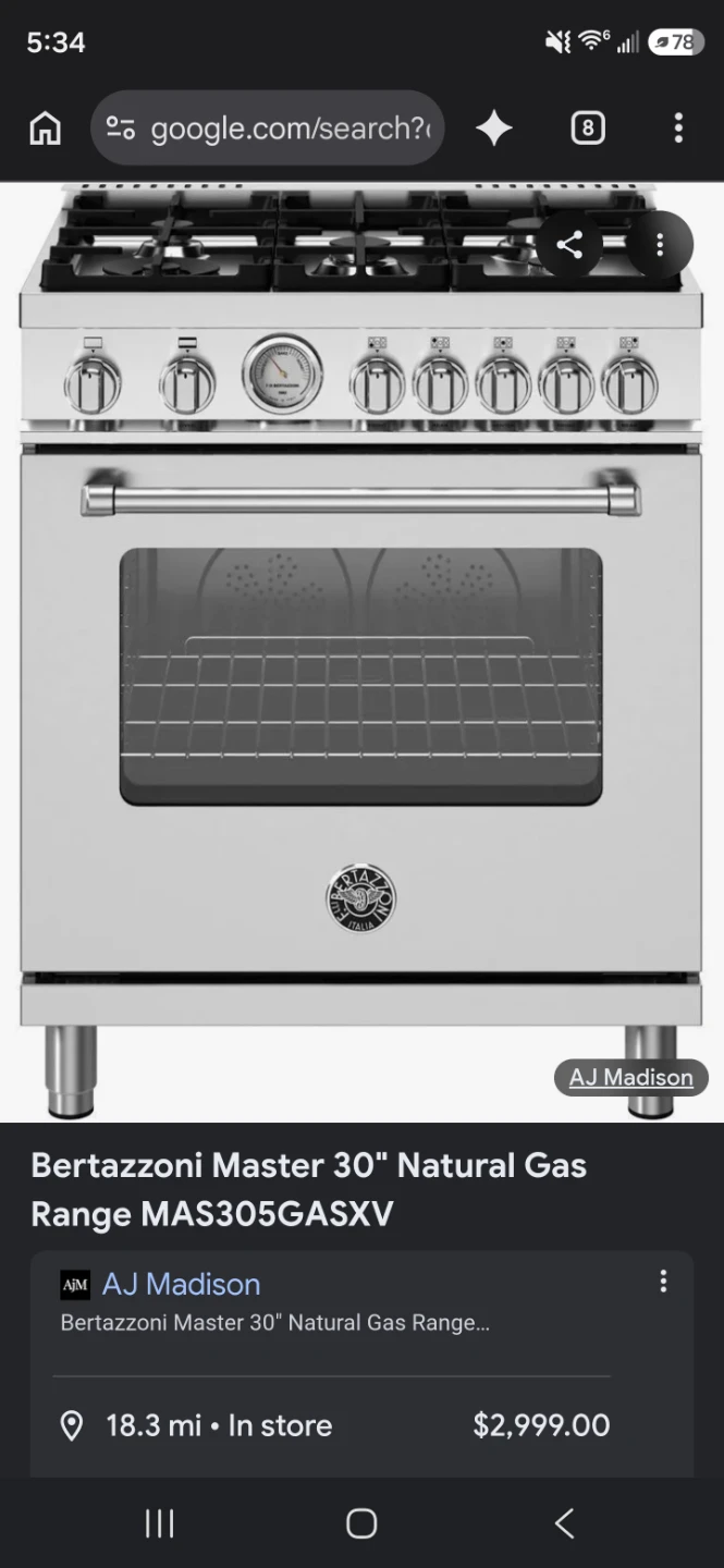 Bertazzoni 30in MAST305GASXE Gas Range - photo 5