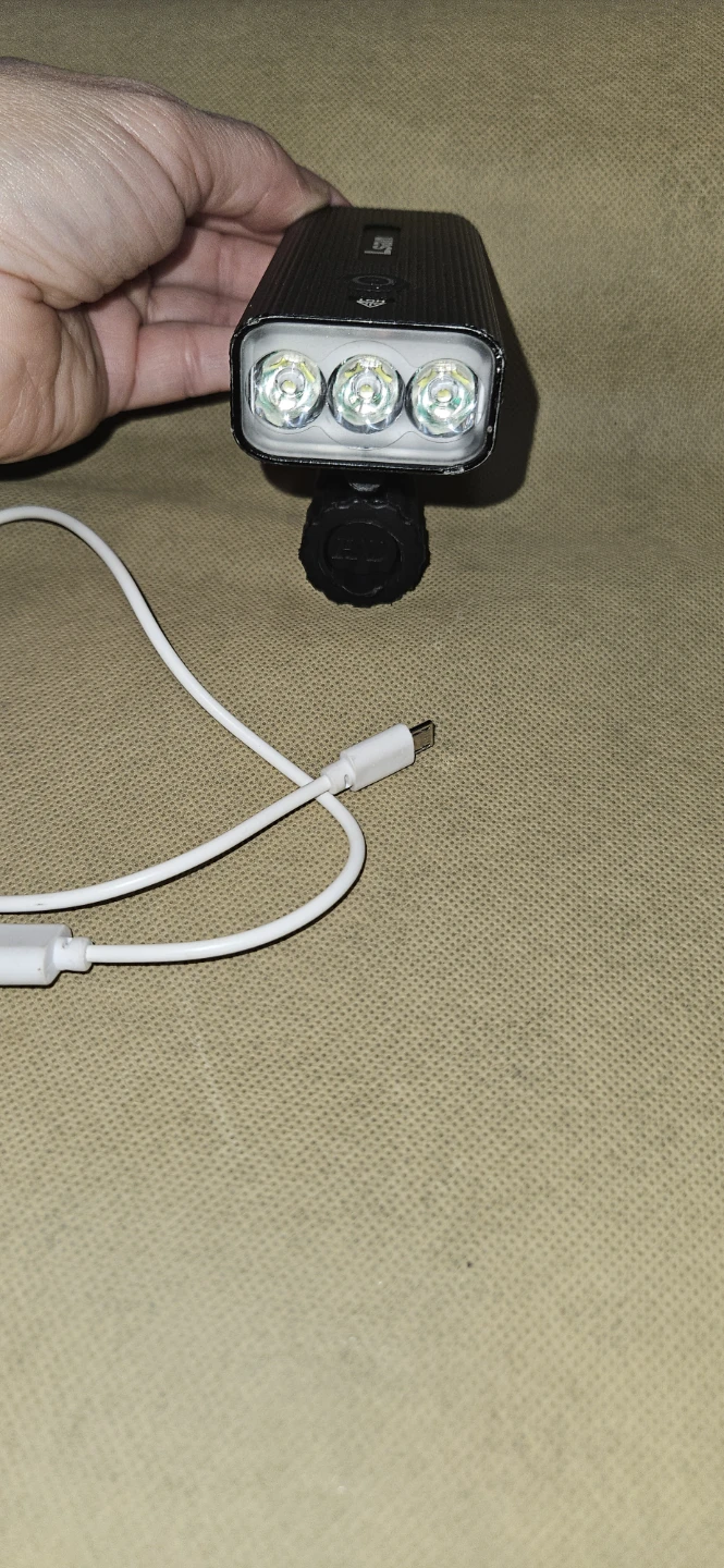 LSan Rechargeable 3-LED Bike / E-Bike / Scooter Headlight - photo 5