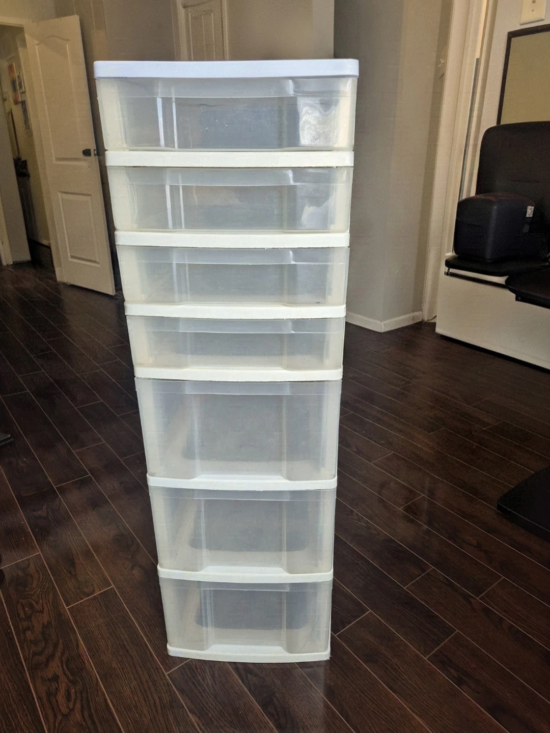 7-Drawer Plastic Storage Tower