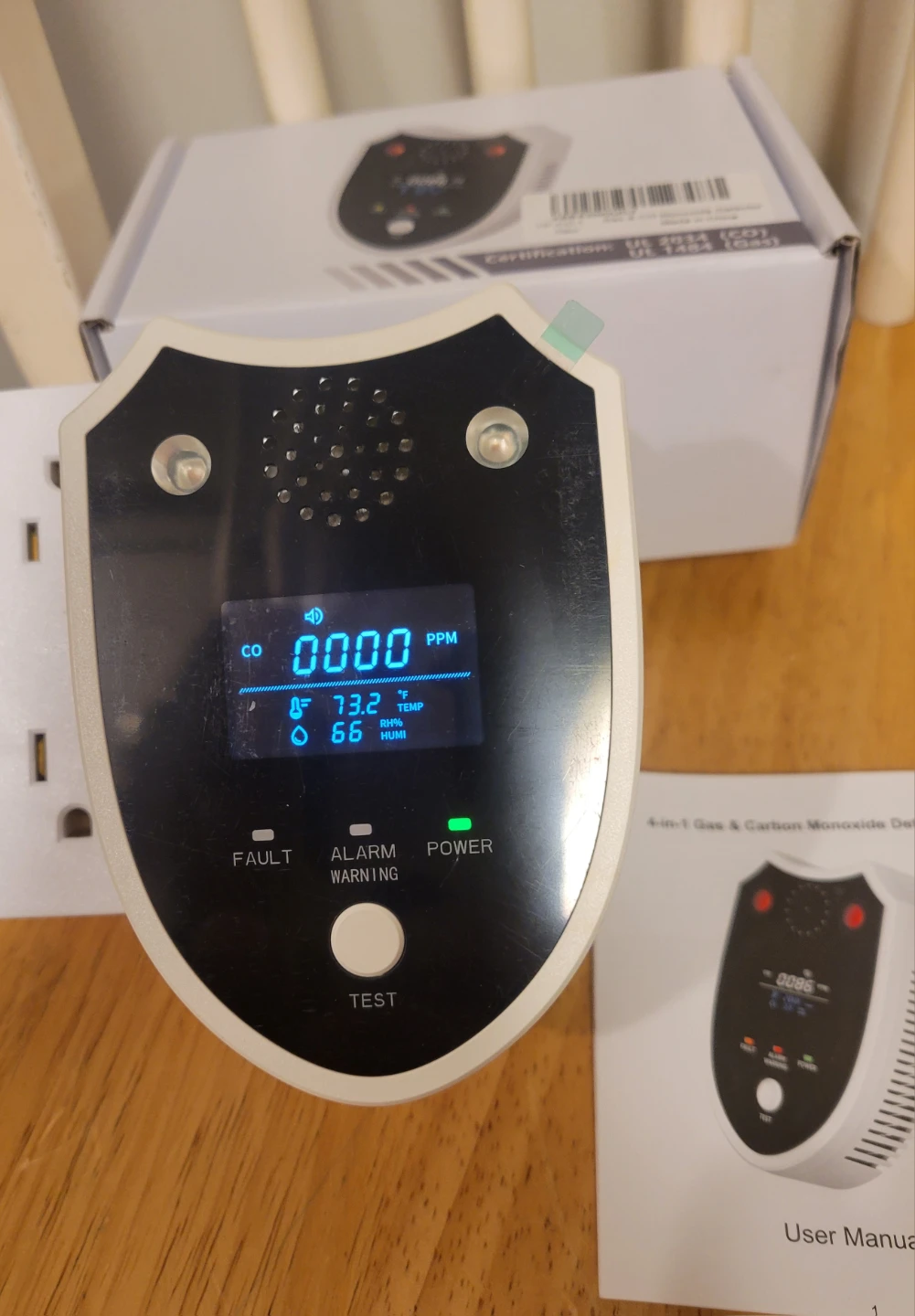 2-in-1 Plug-In Carbon Monoxide & Natural Gas Alarm  / NEW - photo 3