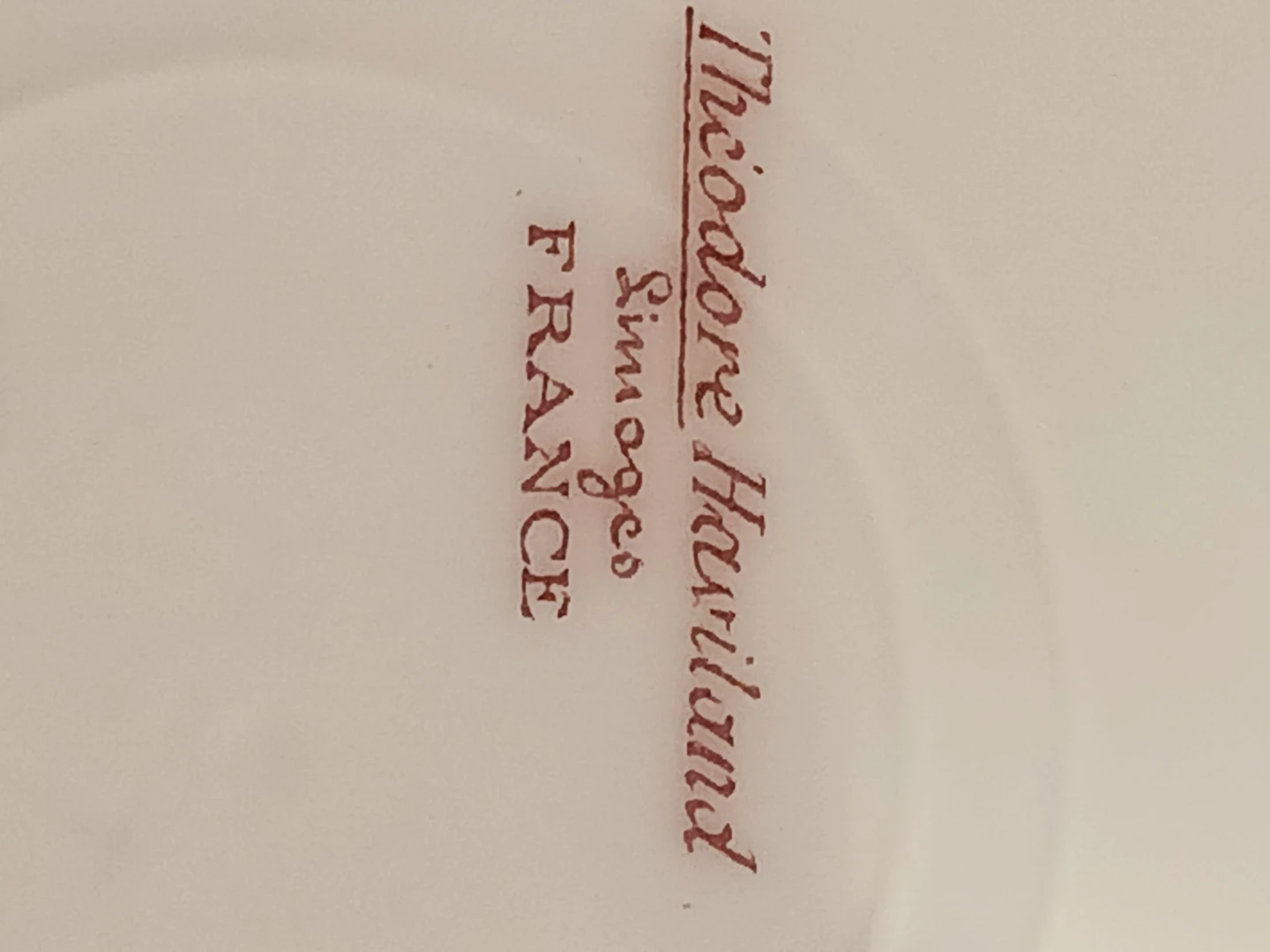 Set of 4 × Theodore Haviland Limoges Floral Plates - photo 5