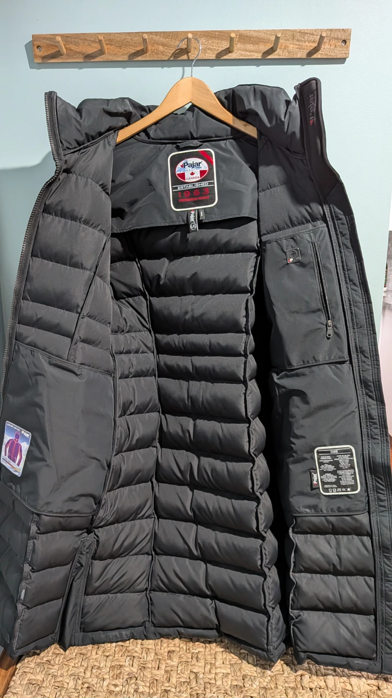 Pajar Canada Down Parka Black Size Large - photo 3