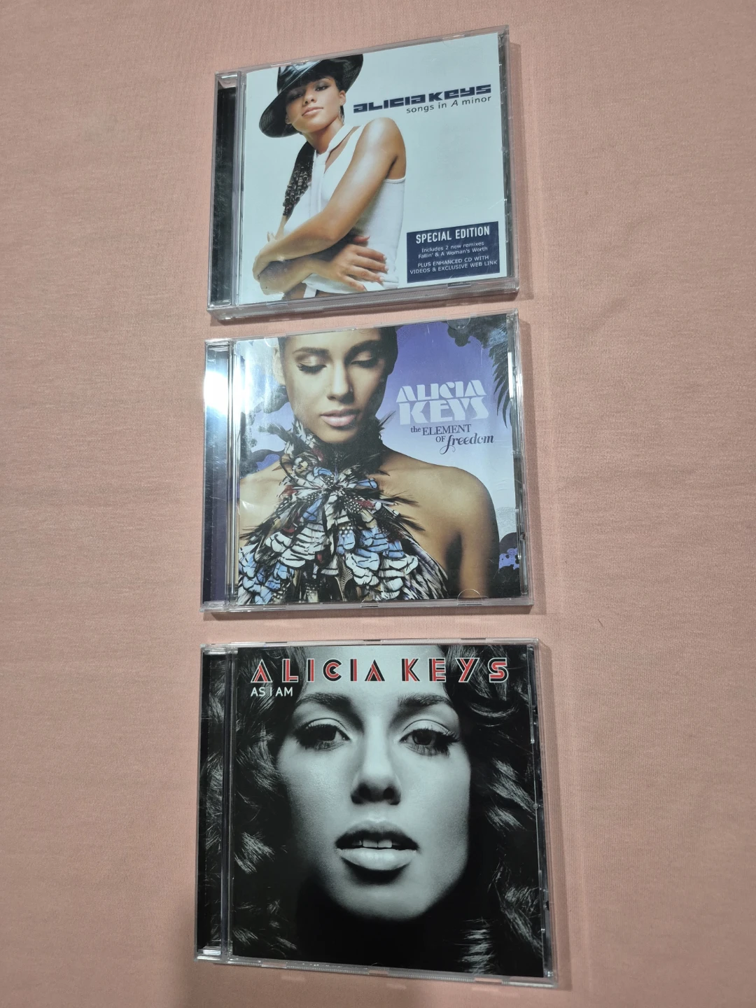 3 Alicia Keys CD Album Collection