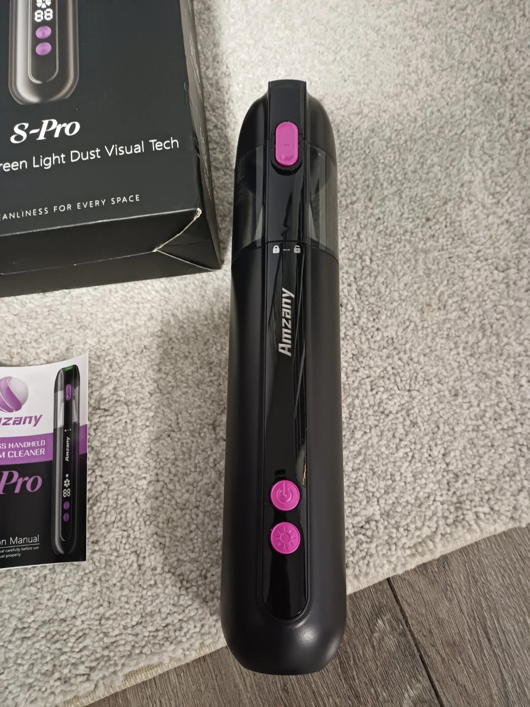 Amzany S-Pro Cordless Handheld Vacuum - photo 2