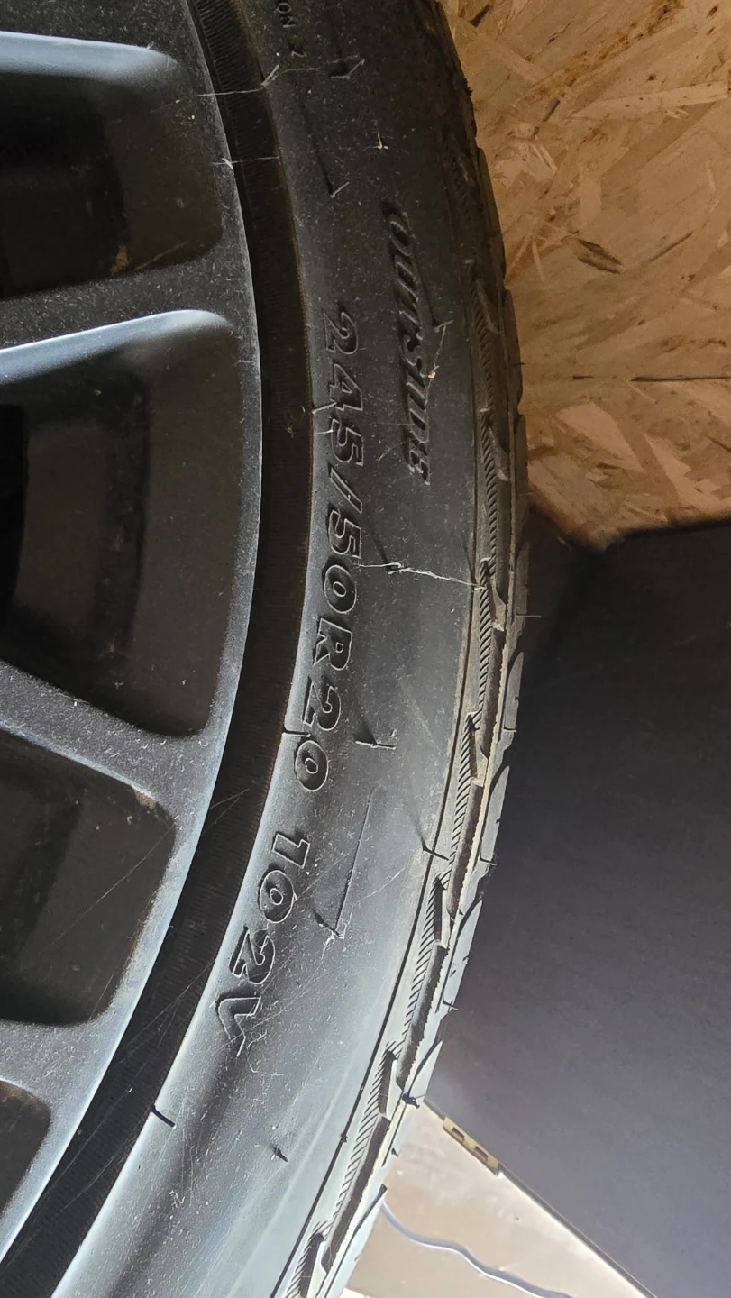 Set of 4 Vision Wheels with Antares Tires 245/50R20 - photo 3