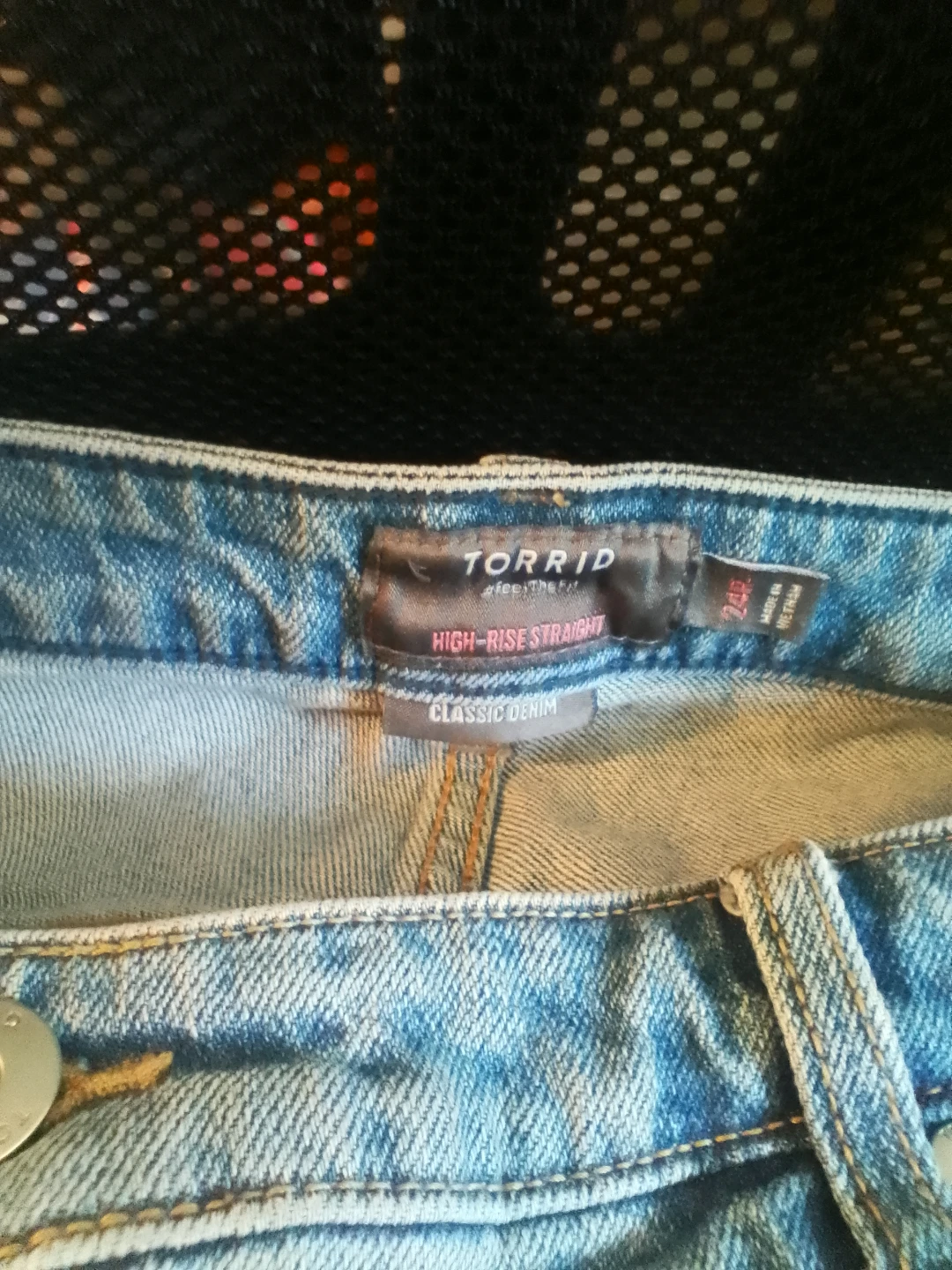 Torrid High-Rise Straight Distressed Jeans Size 24R - photo 4