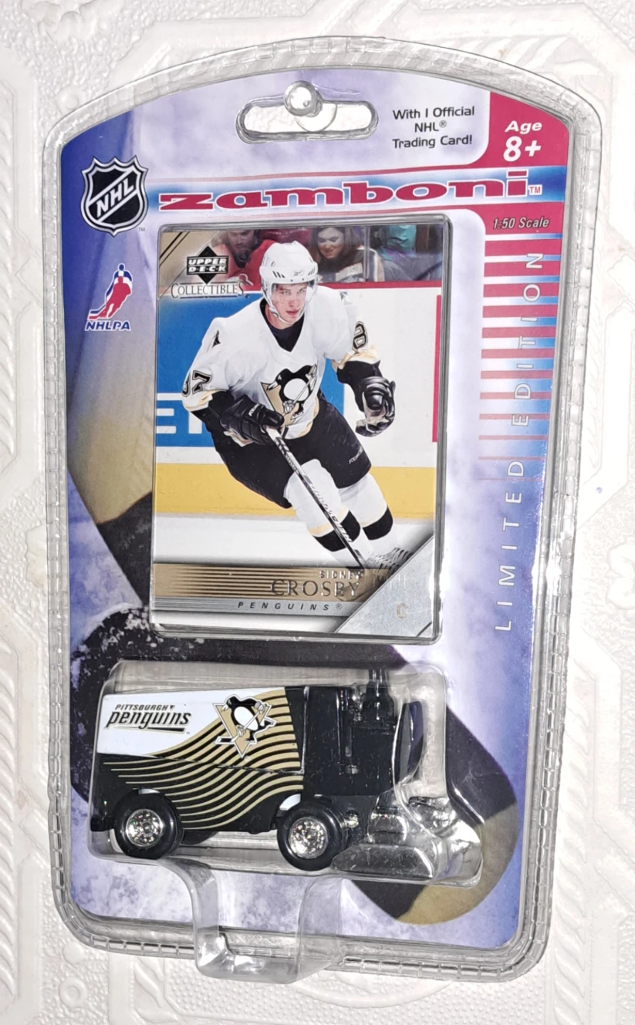 Upper Deck Pittsburgh Penguins Zamboni with Sidney Crosby Card