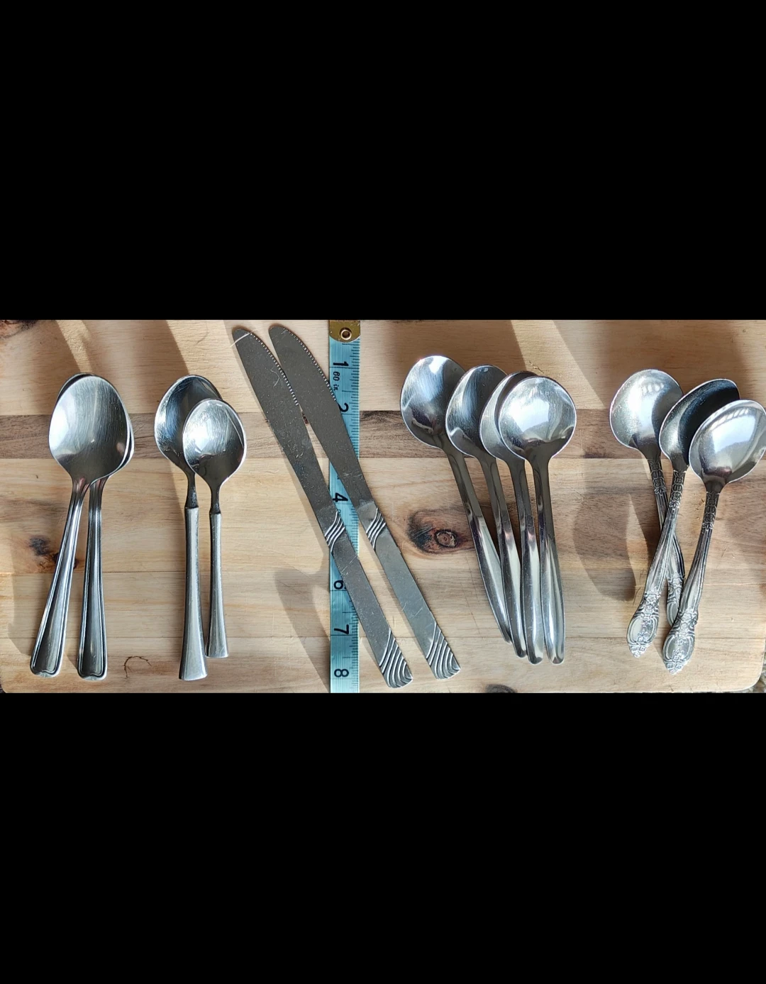 Stainless Steel Spoon Sets w/Butterknife Pair