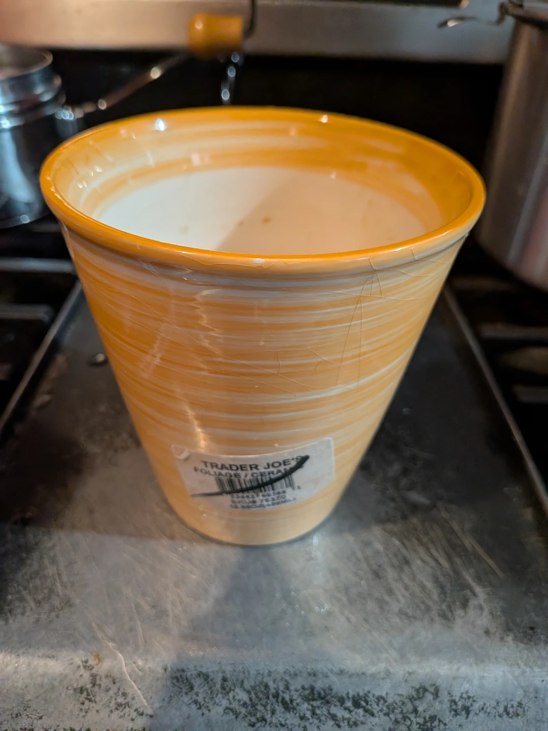Trader Joe's Ceramic Plant Pot - photo 4